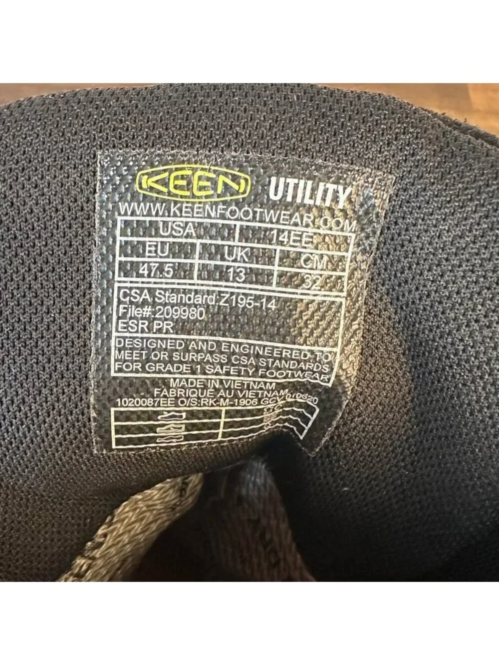 KEEN waterproof Steel toe Work Boots 13D